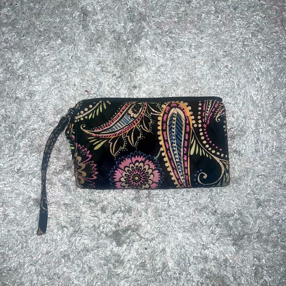 Vera Bradley Floral Paisley Women's Clutch Wallet